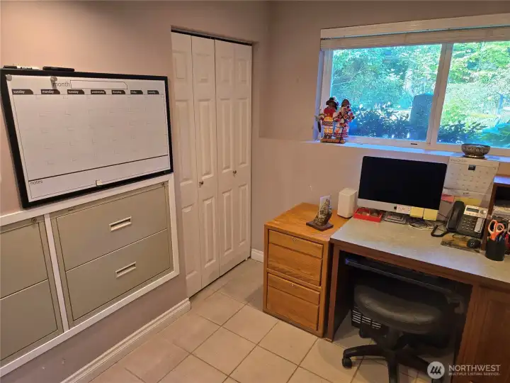 Downstairs bedroom/office