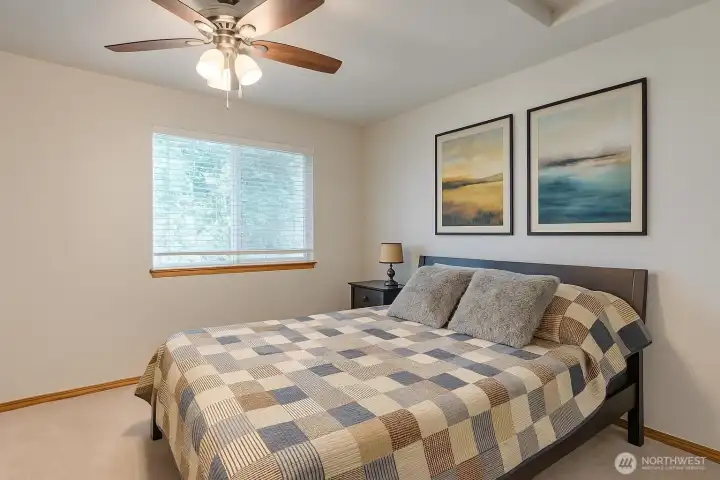 Virtually Staged 3rd Bedroom