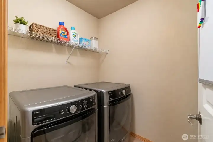 Virtually Staged Laundry Room