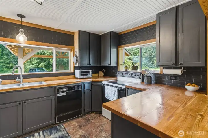 Open plan kitchen
