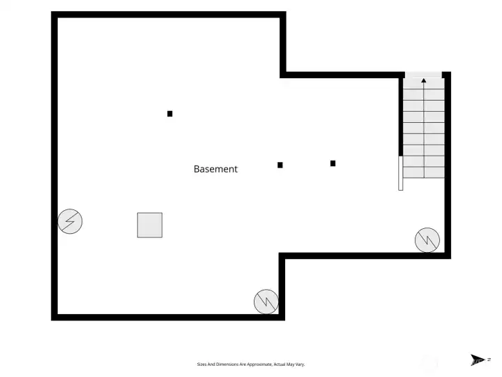 Basement only floor plan