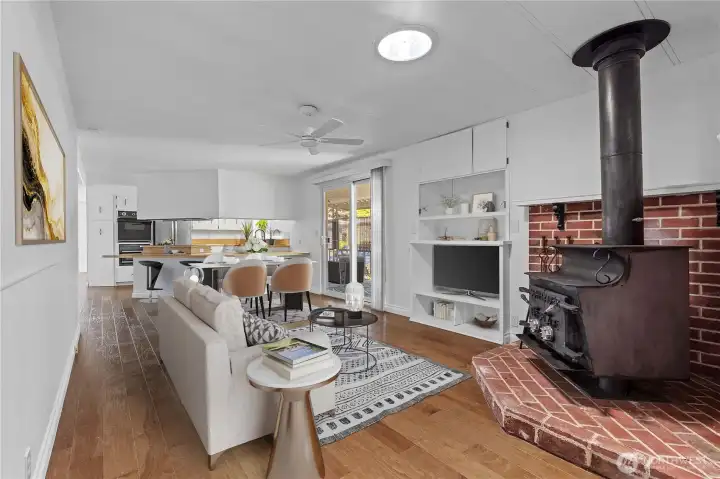 Virtually Staged Family Room Virtually Staged Family Room