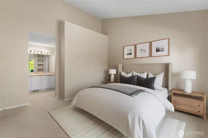 Primary Bedroom *Virtually Staged*