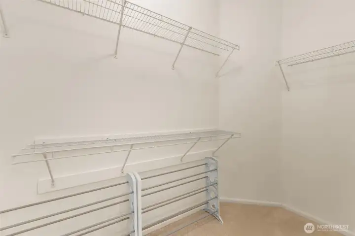 Primary Bedroom walk in closet
