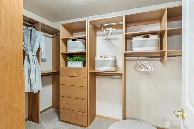 Beautiful walk-in closet