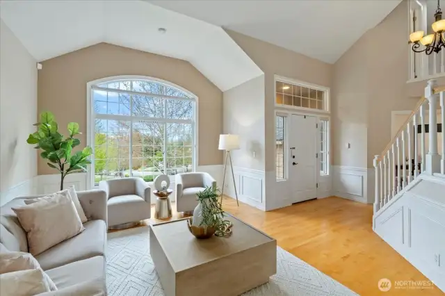 Enjoy the oversized windows in the living room that let in an abundance of light to the home