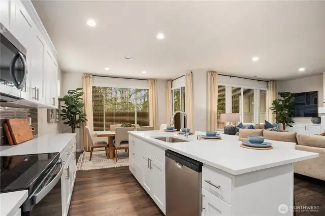 Photos are of Juniper model home. Colors and features will vary.