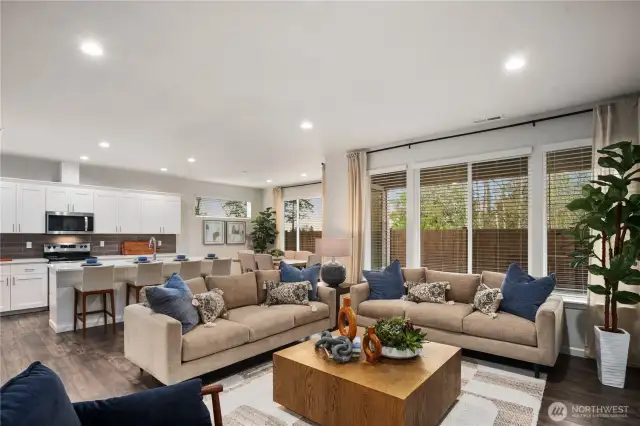 Photos are of Juniper model home. Colors and features will vary.