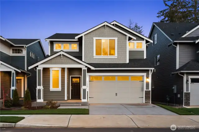 Photos are of Juniper model home. Colors and features will vary.