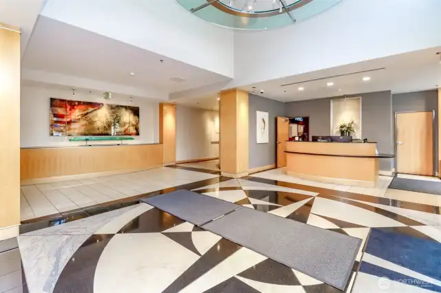 Entry to Building Lobby - 24/7 Concierge