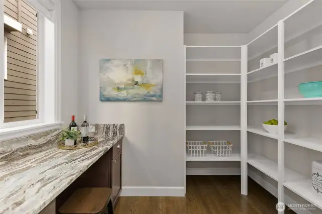 Impressive pantry