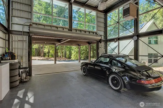 Glass and Steel Garage!