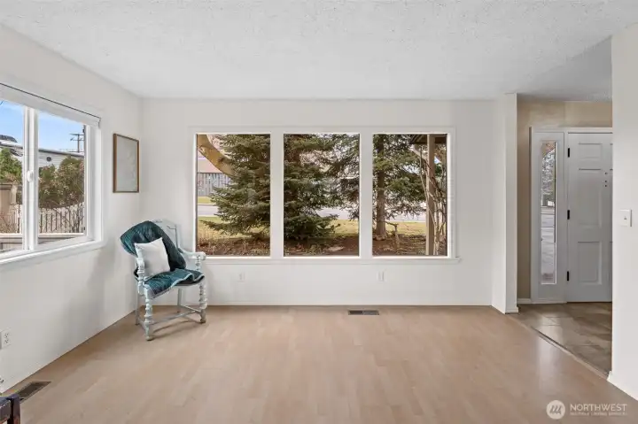 picture perfect view from formal living area