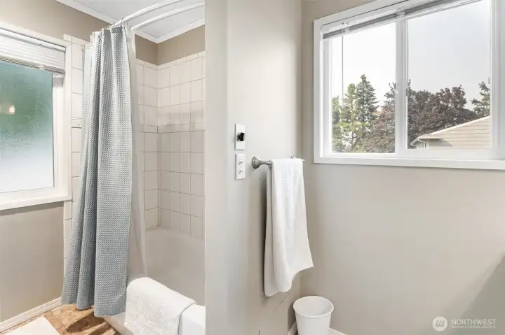 full bathroom on upper level