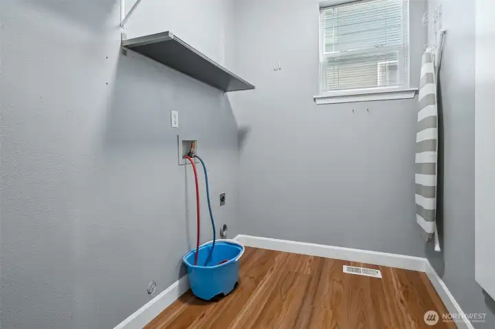 Main floor utility room