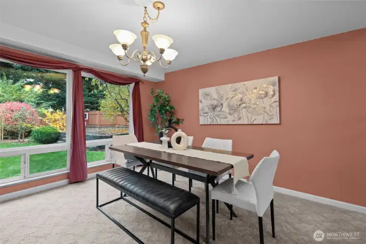 Formal Dining with serene views