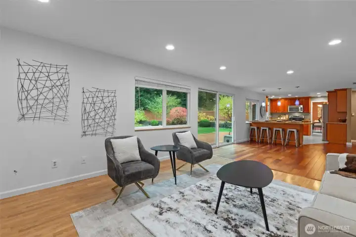 Open concept spacious Family Room