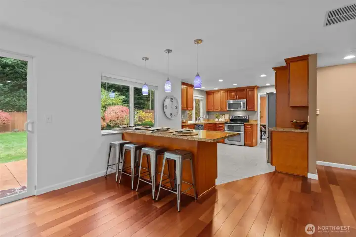 Kitchen Island with Dining Area