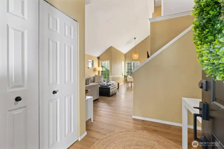 Gorgeous, gleaming hardwood floors throughout the entire home