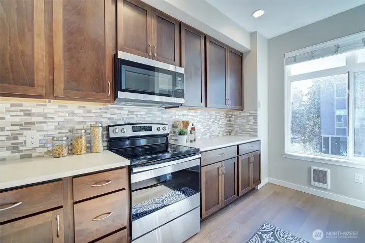 Flooded with natural light!