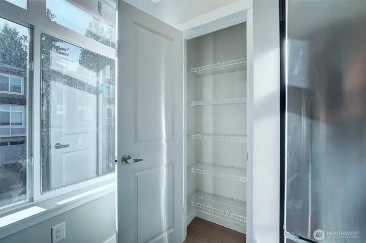 A pantry too!