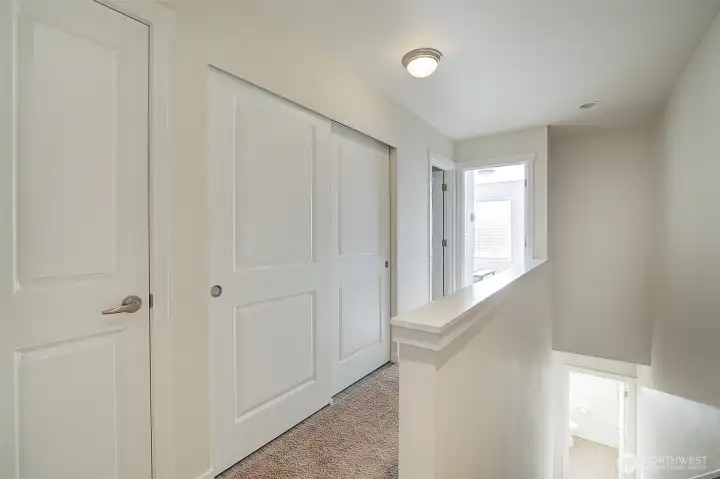 Linen and storage closets