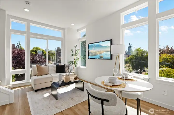 Photos of similar unit to showcase floor plan and quality.