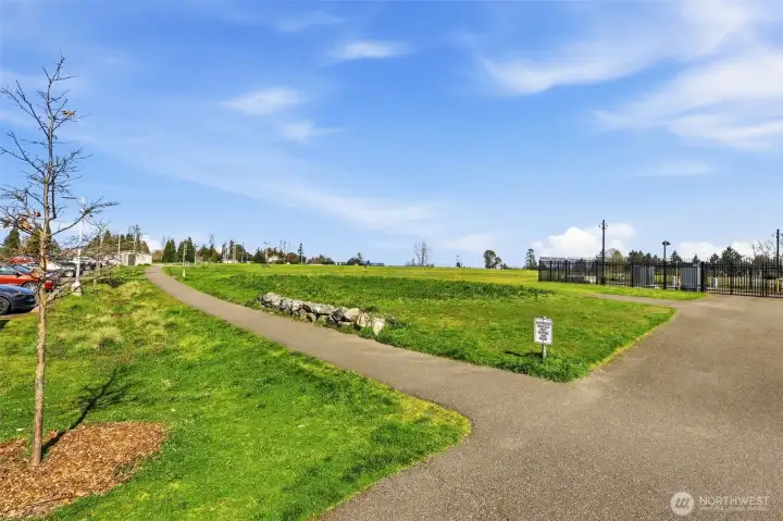 Roughly 8 acres of lovely green space