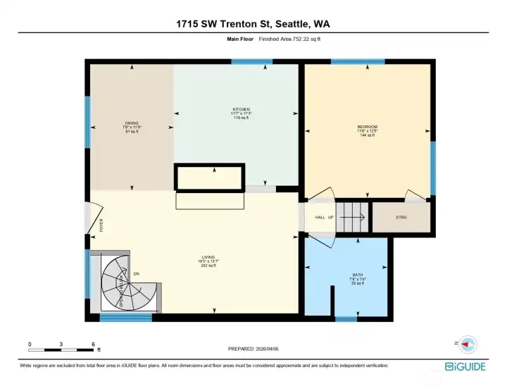 Main floor, floor plan
