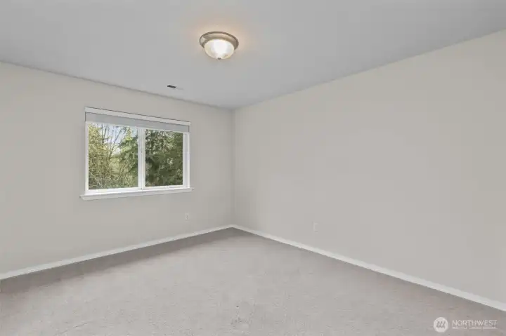 Bedroom #2 on the lower floor.