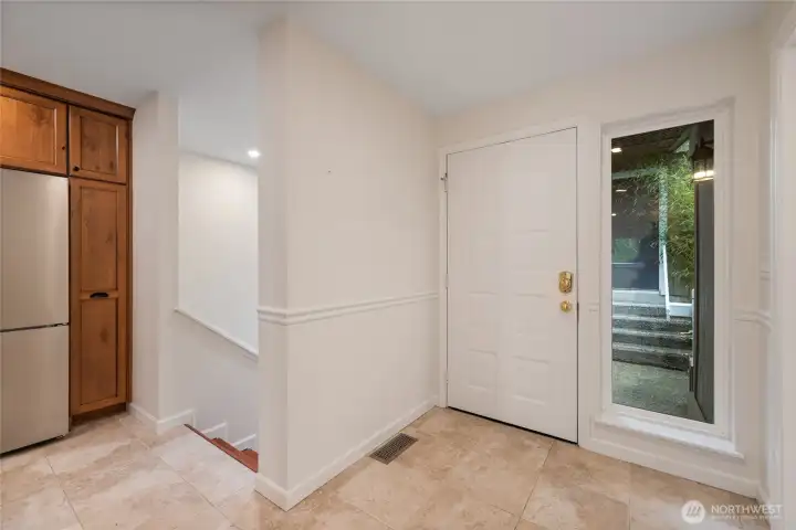 Stairwell leading to downstairs