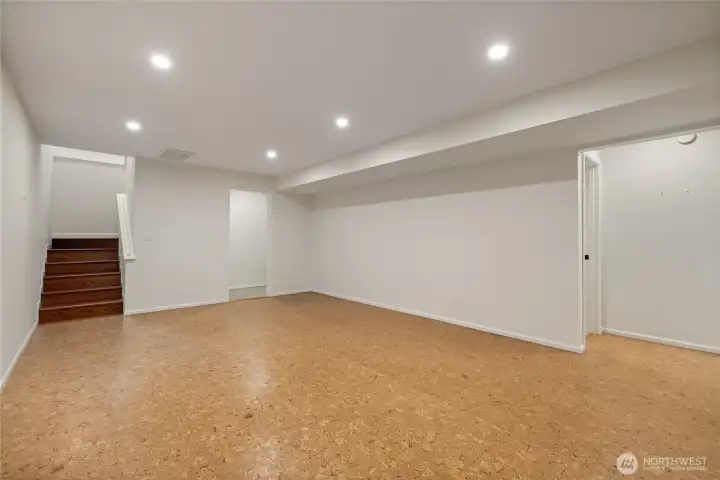 Stairwell leading to the main floor