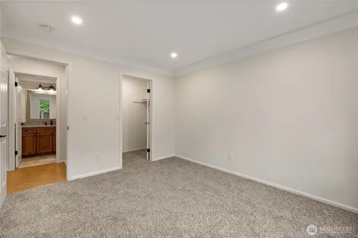 Brand new Carpeted bedroom downstairs