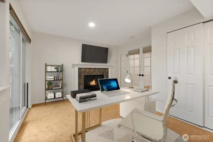The 4th bedroom can also be made into an office