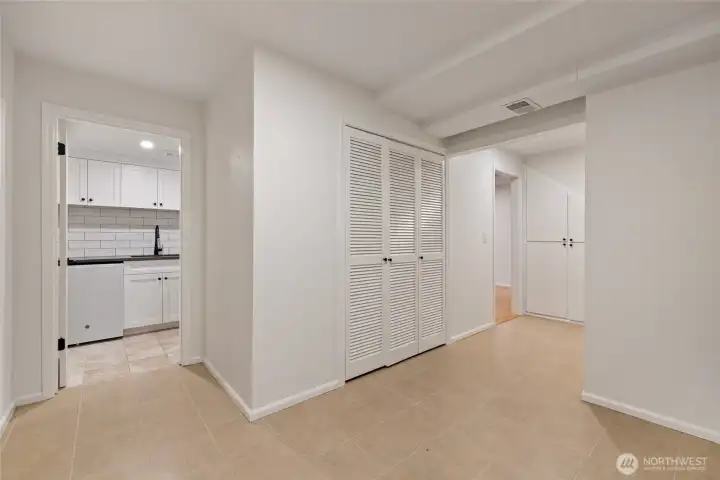 Door leading to the laundry room
