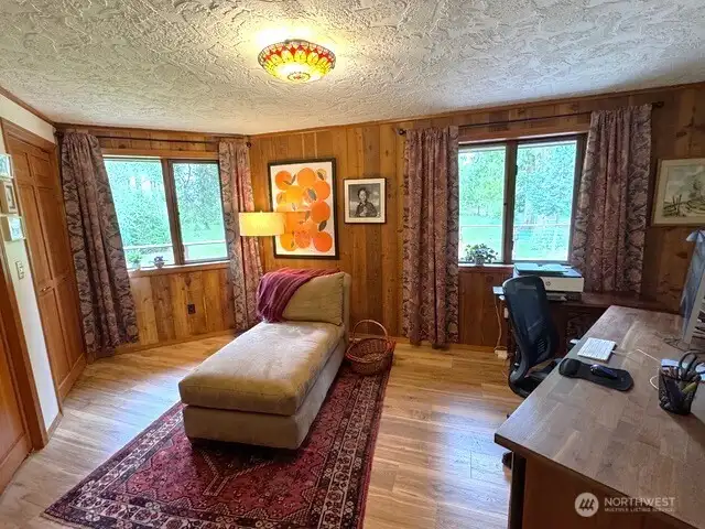 2nd bedroom with wooded views