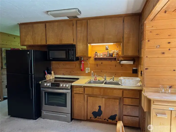 Studio kitchen.