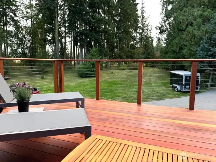 Deck for enjoying nature