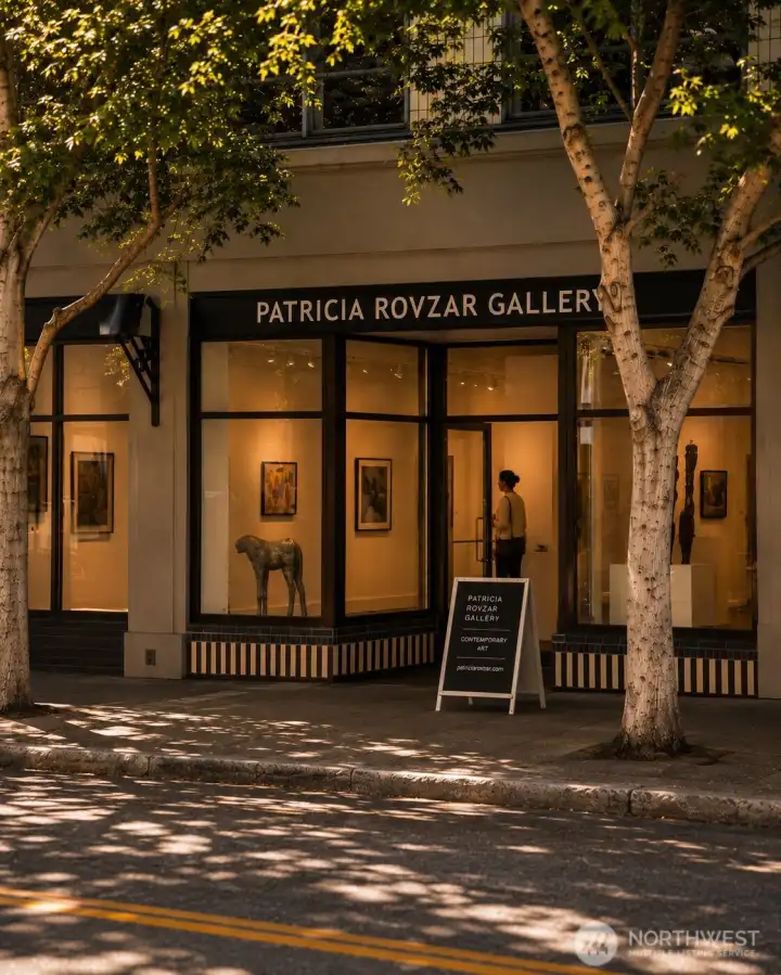 Patricia Rovzar Gallery Just steps from Watermark, one of Seattle's premier contemporary art galleries brings creativity and culture into everyday life. Patricia Rovzar Gallery Just steps from Watermark, one of Seattle's premier contemporary art galleries brings creativity and culture into everyday life.
