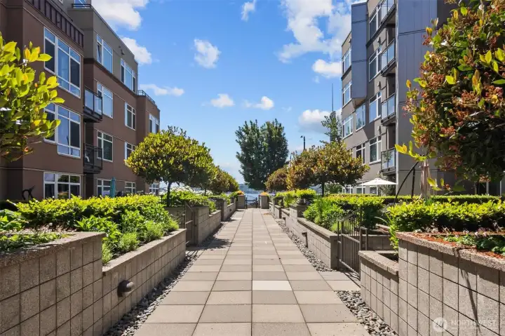 Step out your gate to the new dynamic waterfront.