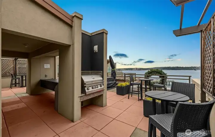 Rooftop BBQ Area