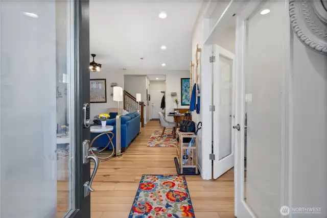 Welcome home! Many extras in this fantastically updated home. Storm door, multiple sets of French doors, slider to quaint covered deck.