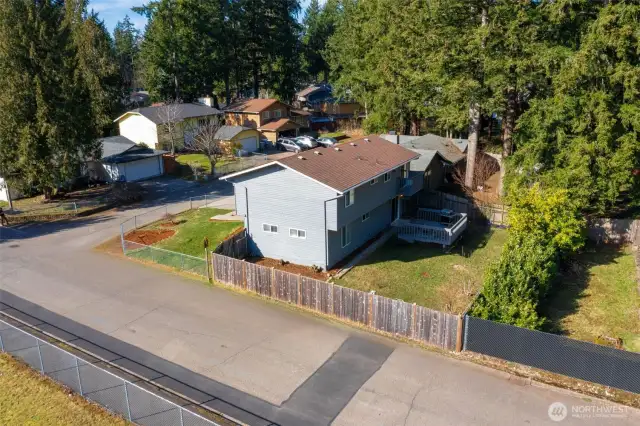 Aerial 4 - back sideview.