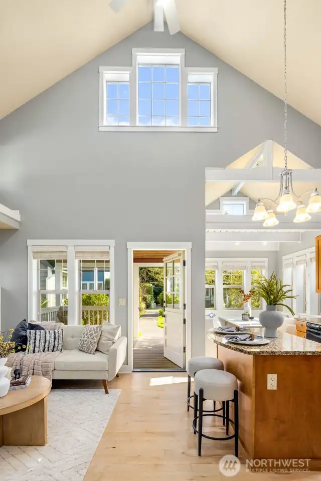 Did we mention high ceilings and plenty of light?