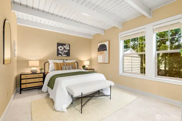 Spacious main floor primary suite