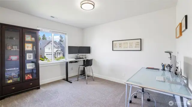 Use the upstairs bonus room as a guest bedroom, office, or fun-filled rec space!