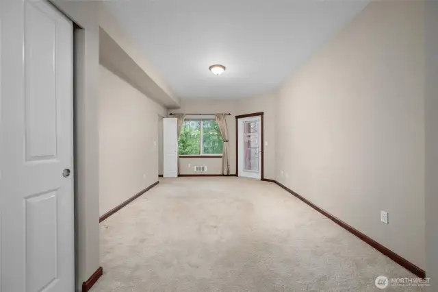 Primary Bedroom facing greenspace