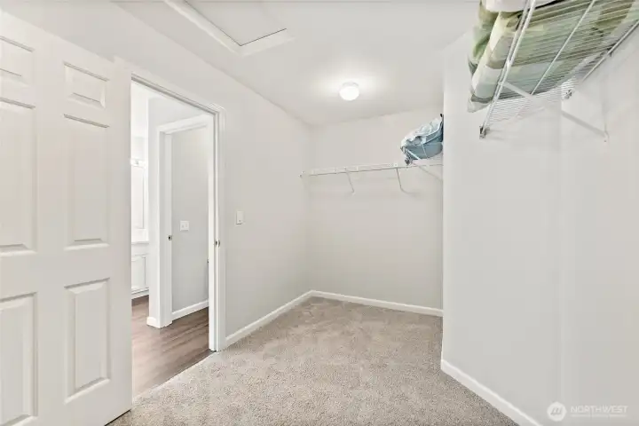 Huge walk in closet