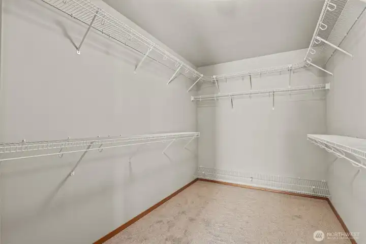 HUGE walk-in closet