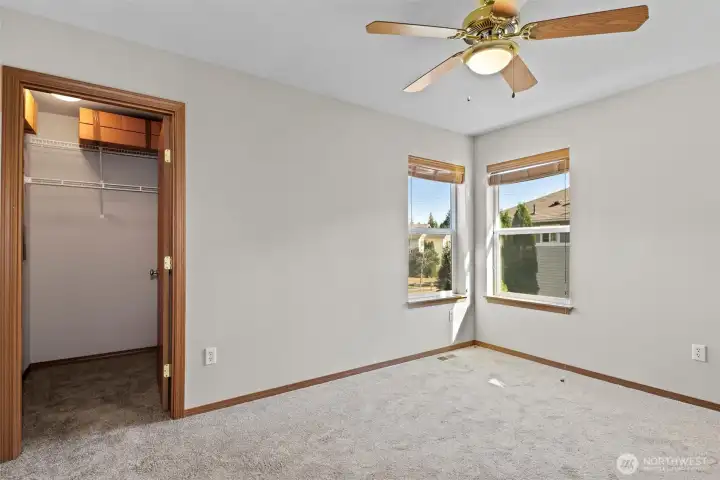 3rd bedroom with walk-in closet